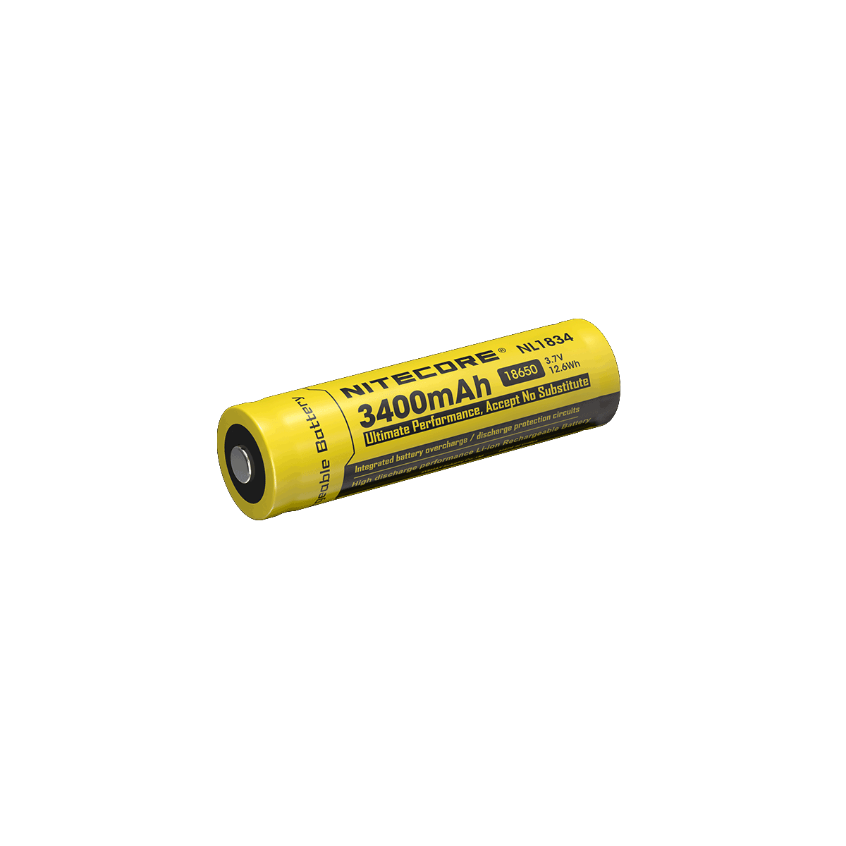 Batterie Nitecore NL1834R 18650 3400mAh Li-ion port micro USB